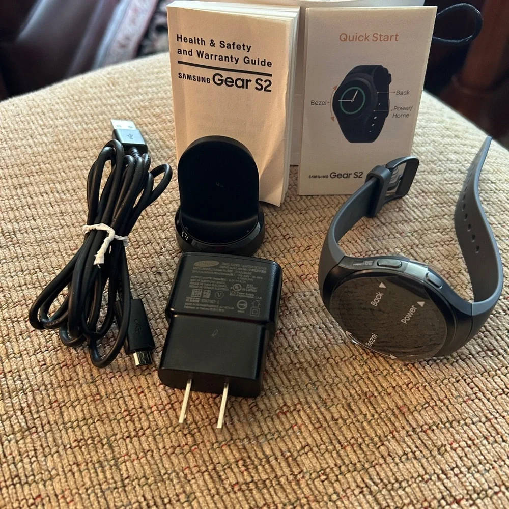 Samsung Gear S2 Black Smartwatch with Advanced Fitness Features.att company.